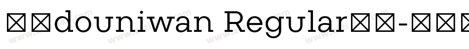 小苹douniwan Regular果体字体转换